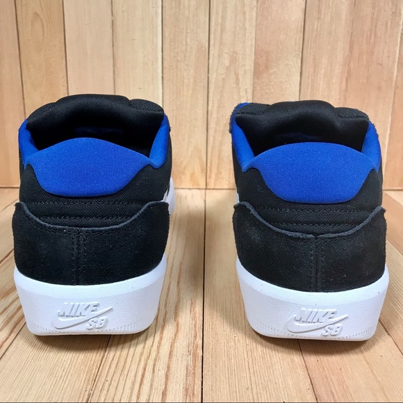 Nike SB Force 58 Black Sport Royal Skate Shoes - Picture 3 of 5